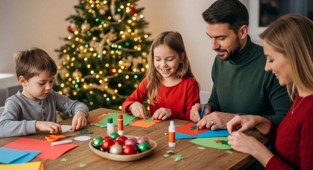 Juegos y actividades navideñas para tardes en casa